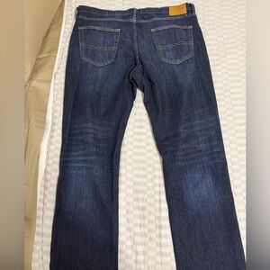 Lucky Brand Men's Dark Blue Straight Jeans